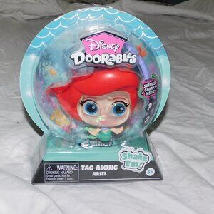 Disney Doorables Ariel Tag Along Little Mermaid Bag Clip Keychain Charm NEW